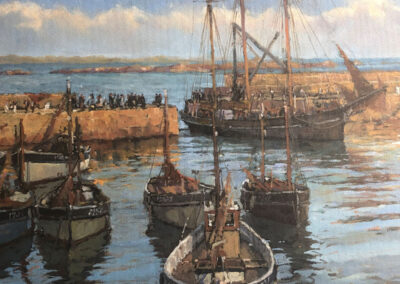 Geoffrey Huband Schooner in Mousehole