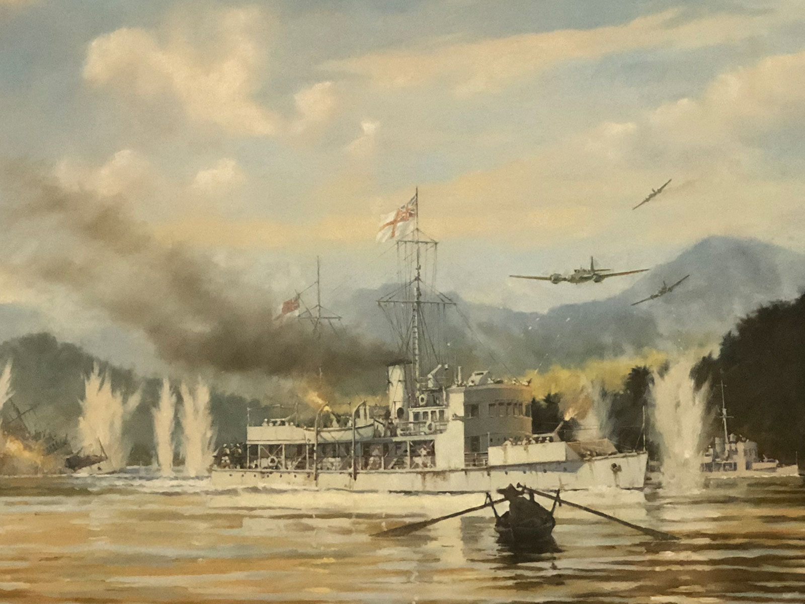 The Pride The Anguish - Completed Painting Geoffrey Huband - The Pride The Anguish